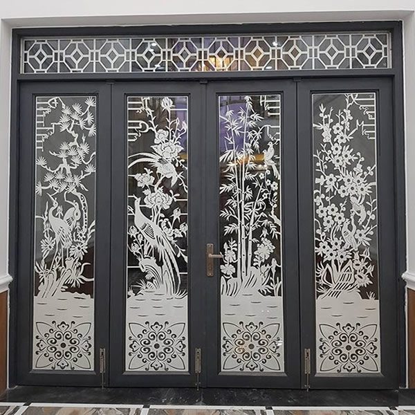 Hình ảnh mẫu cổng sắt CNC đẹp tại cơ sở Thanh Hải 1 Tây Ninh
