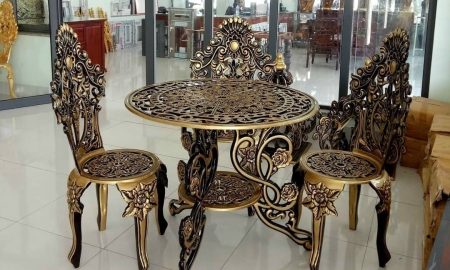 Công trình bàn ghế nhôm đúc tại Hòa Thành Tây Ninh