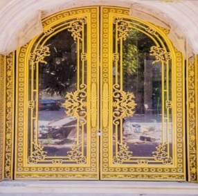 Mẫu cửa đi nhôm đúc - 8