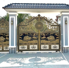 Mẫu cổng nhôm đúc - C08