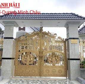 Mẫu cổng nhôm đúc - C04
