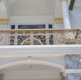 Mẫu cầu thang sắt mỹ thuật - 3