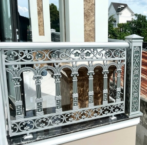 Mẫu cầu thang, lan can nhôm đúc 18