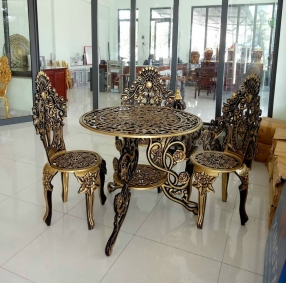 Mẫu bàn ghế nhôm đúc 2