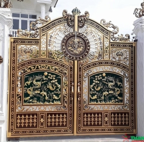 Mẫu cổng rào nhôm đúc 2