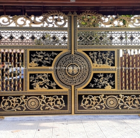 Mẫu cổng rào nhôm đúc 10