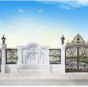 Mẫu cổng sắt mỹ nghệ 1
