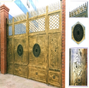 Mẫu cổng sắt mỹ nghệ 17