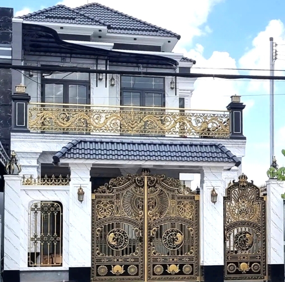Mẫu cổng nhôm đúc - C14