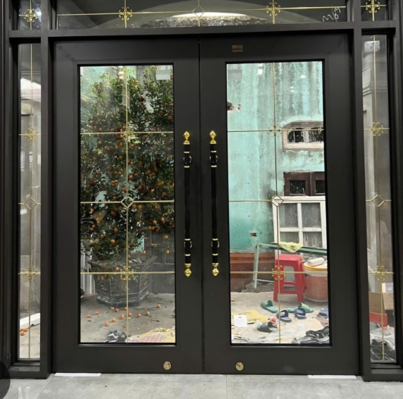 Mẫu cửa nhôm hệ thủy lực - 01