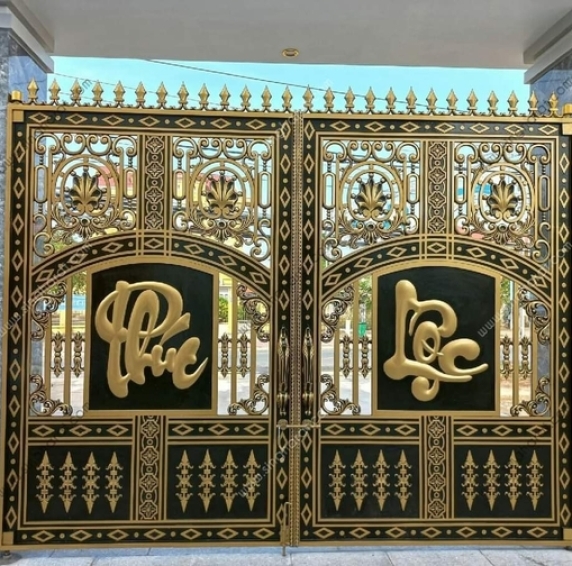 Mẫu cổng nhôm đúc - C21