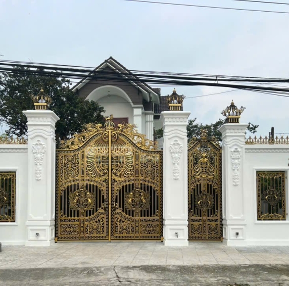 Mẫu cổng nhôm đúc - C42