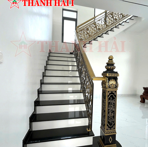 Mẫu cầu thang, lan can nhôm đúc 5