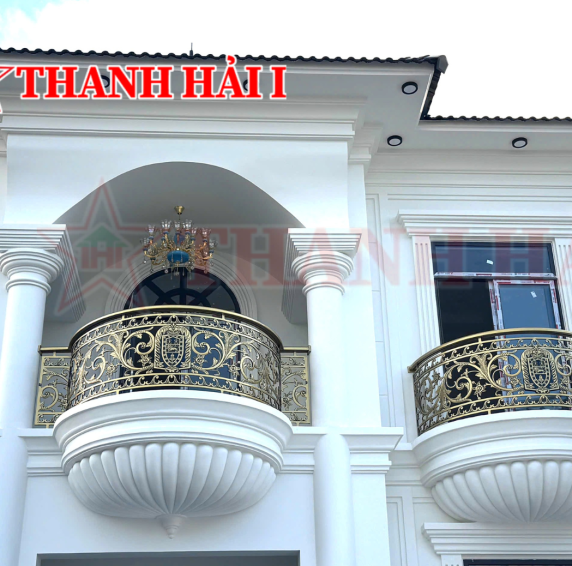 Mẫu cầu thang, lan can nhôm đúc 12