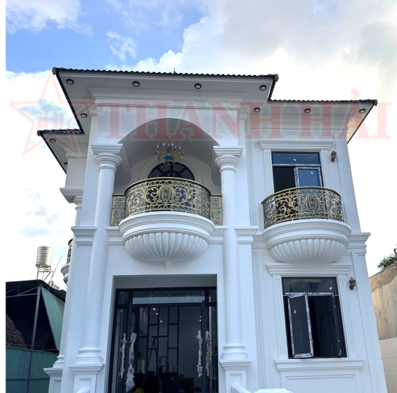 Mẫu cầu thang, lan can nhôm đúc 12